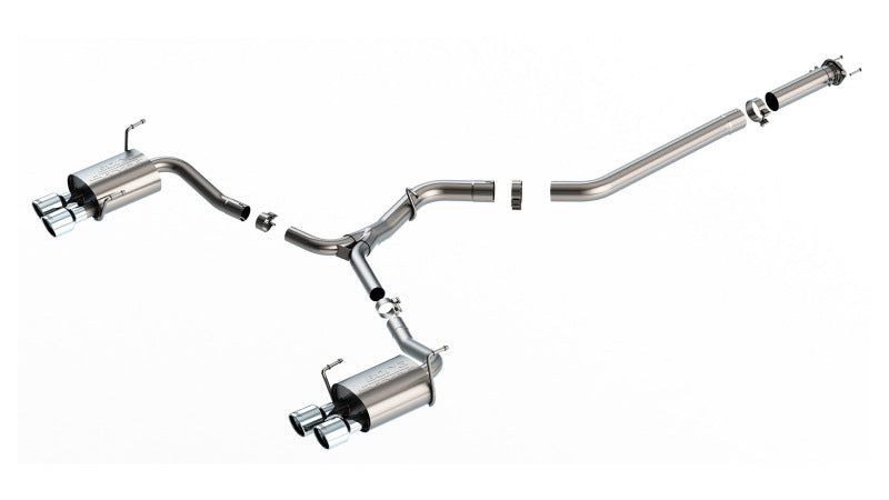 Borla 2022 Subaru WRX 2.4L Turbo AT/MT AWD S-Type Catback Exhaust Polished Tips 140907