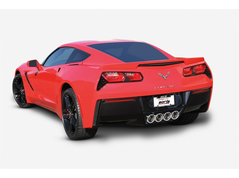 Borla 14-15 Chevy Corvette C7 6.2L RWD w/AFM &NPP ATAK-Type Dual Rd Rolled Center Rear Exit Exhaust 11856