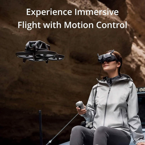DJI Avata Fly Smart Combo (DJI FPV Goggles V2) - First-Person View Drone UAV Quadcopter with 4K Stabilized Video (Refurbished)